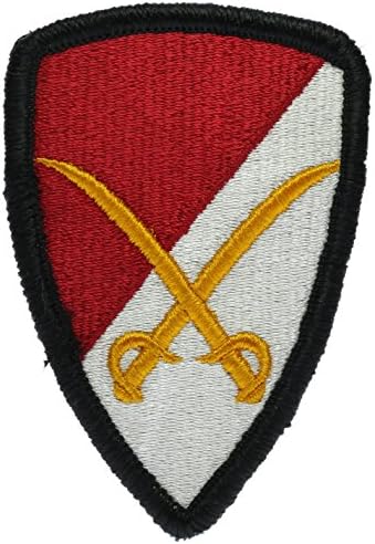US Army 6th Cavalry Brigade Military Issue Embroidered Iron on Patch 3 inch HONFL080502
