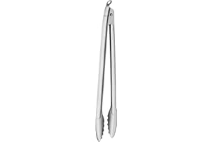 Rösle Stainless Steel Lock & Release Barbeque Grill Tongs, 17-inch