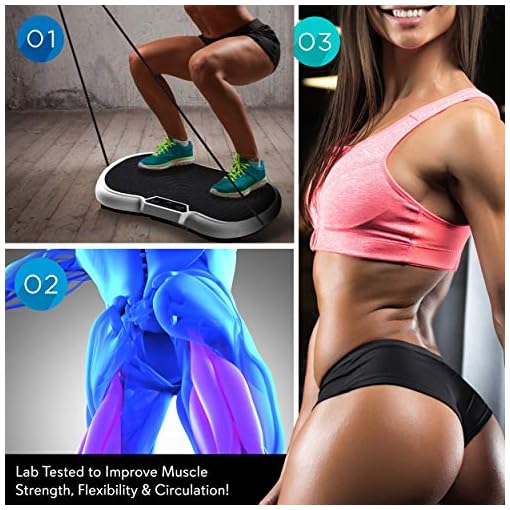 Hurtle Fitness Vibration Platform Workout Machine | Exercise Equipment For Home | Vibration Plate | Balance Your Weight… - Image 7