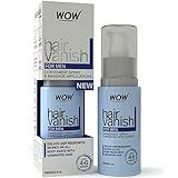 New WOW Hair Vanish For Men - All Natural Hair Removal Cream, Lotion Moisturizes Skin & Reduces Growth, Hair Thickness & Appearance - New Improved Formula