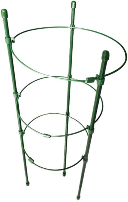 Yardwe 45cm/17.7in Garden Plant Support with 3 Adjustable Rings for