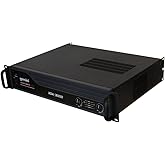 Gemini Professional 3000W 2-Channel Power Amplifier – PA & DJ Power Amp with XLR/RCA Inputs, Bridge Mode, Cooling Fan, Clip Limiter, Speakon Outputs, Rackmount Pro Audio Amplifier (XGA-3000)