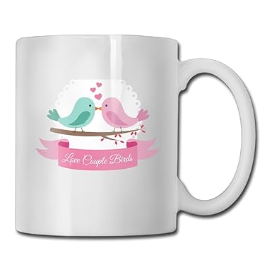 Amazon Co Jp 鳥 キス デート カップル おしゃれ マグカップ カップ