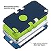 ULAK iPod Touch 7 Case, 3 in 1 Hard PC Case with Shockproof Silicone Interior Heavy Duty High Impact Dual Layer Protective Case for Apple iPod Touch 7th/6th/5th Generation, Green