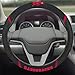 FANMATS 14807 Arkansas Razorbacks Embroidered Steering Wheel Cover Black 15