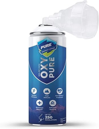 OxyPure 99% Oxygen Can (12 Ltrs Gas)