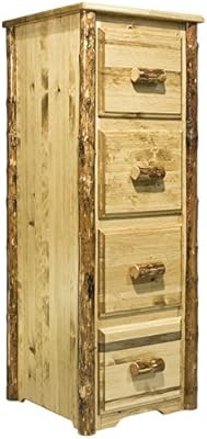 Amazon Com Montana Woodworks Glacier Country Collection 4 Drawer File Cabinet Furniture Decor