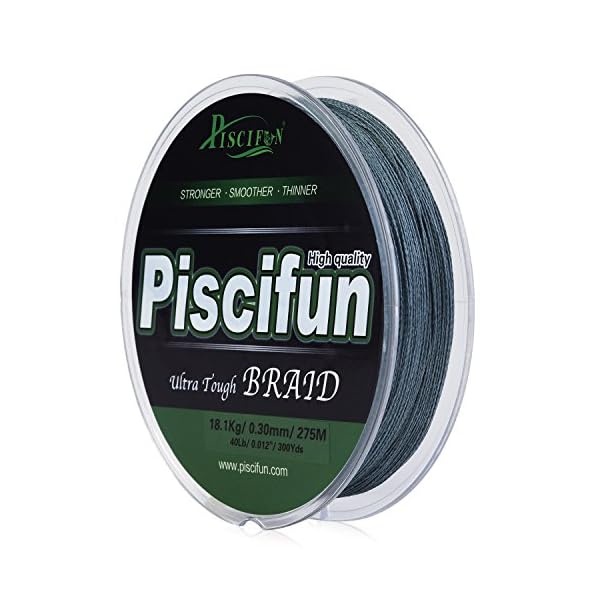 Piscifun-High-Performance-Braided-Fishing-Line-300yards-547yards-12lb-80lb-Test-Super-Strong-PE-Fishing-Line