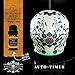 Halloween Forevermore Ceramic Essential Oil Diffuser | Day of the Dead Sugar Skull Design | Adjustable Light Settings | Silent Personal Humidifier for Aromatherapy Oils