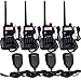 Retevis RT-5R Walkie Talkies for Adults Long Range 128CH UHF/VHF Dual Band Two-way Radio with Speaker Mic (4 Pack) primary