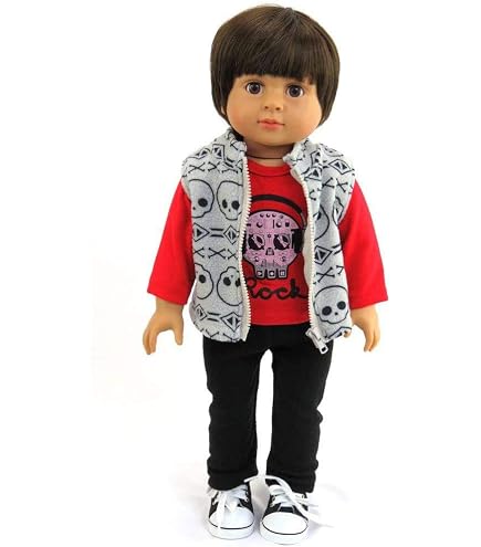 Amazon.com: American Fashion World 18-Inch 'Mason' Vinyl Posable