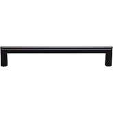 Top Knobs - TK943BLK - Kinney Pull 6 5/16" - Flat Black - Lynwood Collection