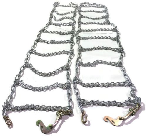 Skid Steer Uni-loader Snow Tire Chains Twist link hardened 10-16.5 Peerless - Thumbnail 2