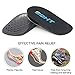 SQHT's Height Increase Insoles - Heel Shoe Lift Inserts for Achilles Tendonitis and Leg Length Discrepancy, Heel Cushion for Men & Women (Large (0.6