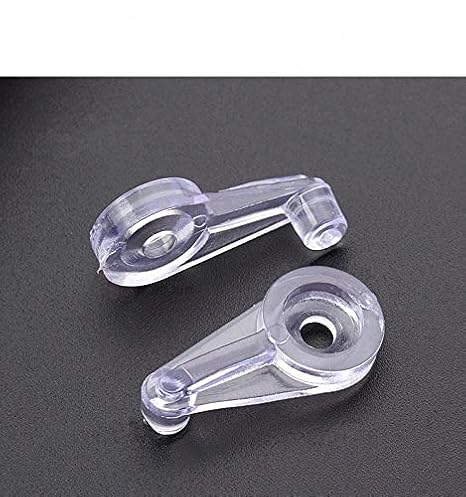 25 Pack 1 8 Inch Offset Clear Glass Cabinet Panel Retainer Clips