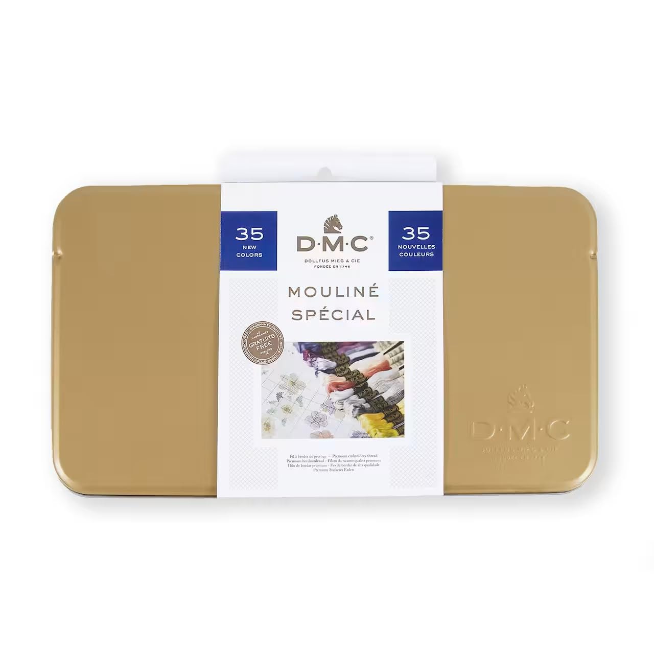 DMC Embroidery Floss Collector's Tin (35 Colors)