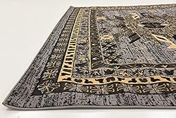 Unique Loom Taftan Collection Border Geometric