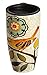 Bird and Flower Bliss Ceramic Travel Coffee Mug 17oz