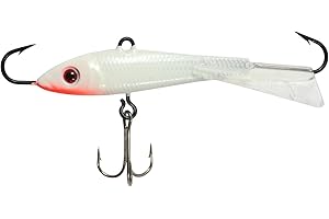 NORTHLAND TACKLE Northland Fishing Tackle Pitchin' Puppet Darting Premium Fishing Jig for Snap Jigging & Pitching Walleyes, Assorted Lure Colors & Bait Sizes