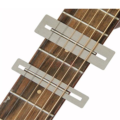 Pakala66 2Pcs Guitar Fingerboard Guards with 1 Grinding Stone Fret File Cleaning Tool Set