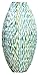 Allsop Home and Garden Soji Artist Brush Stroke Pod Print, LED Outdoor Solar Lantern, Handmade with Weather-Resistant UV Rated Fabric, Stainless Steel Hardware, Chinese Style Light, 1-Count