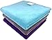 Workout Towels Sports Towel Microfiber Sweat Towels Set, Multi-Purpose Gym Towel, Fast Drying & Super Soft, for Sports, Fitness, Gym, Yoga, Travel, Camping & More 3 Pack (Light Blue+Grey+Purple)