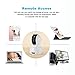 SANNCE IP Camera 1080P Home Monitoring Security Cameras with QR Code Scan,Two-ways Audio Talk,Build-in Mic and Speaker (White)