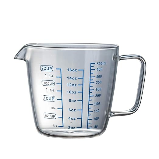 Compra Uioy casa de Vidrio Taza Escala - de Calor Taza de medición ...