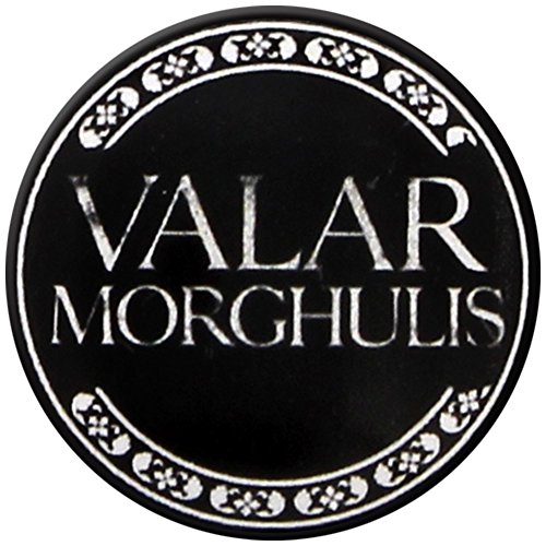 Game of ThronesValar Morghulis Faceless Men Pin Badge Button Brooch Official