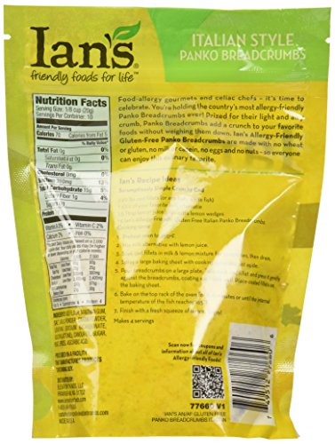 Ian's Italian Panko Breadcrumbs, 0.5 Pound