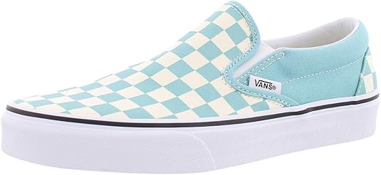 vans slip on aqua
