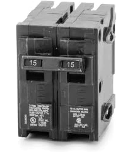 SIEMENS BQ2B015 15-Amp Double Pole 120/240-Volt 10KAIC Lug Out
