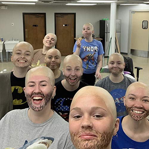 Bald Caps Makeup Latex Bald Head Wig Cap 2 Sizes Costume Accessory for Adults Teens