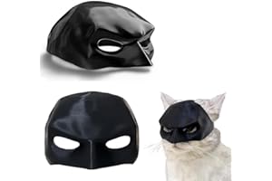 KXC 1PCS Batcat Mask,mask for Cats，Halloween Black Catbat Mask for Cats,Cat Mask，Funny Halloween Costumes Accessories.