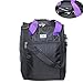 BoardingBlue Personal Item under seat for the airlines of American, Frontier, Spirit, etc -Purple Strap