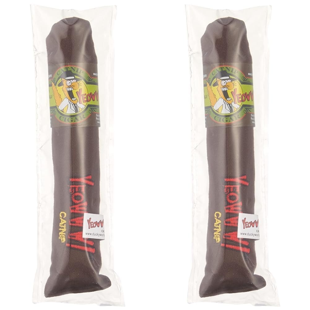 YEOWWW Cigar Singles Cat Toy, 7 Inch (Pack of 2)