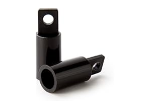 Pinehurst Crafts Decorative Plastic End Caps for 3/8" Dowel Rods, Great for Display Banners, Retail Signs, Wall Hangings & More, Pack of 8