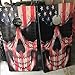 GRAPHIX Express - American Flag Cornhole Board Wrap - C22 American Flag Skull - Laminated Weatherproof Vinyl Decal - Easy Bubble-Free Application - Stickers Dimensions: 2' x 4' - Set of 2