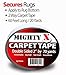 iPrimio Mighty X Extra Thick Double-Sided Indoor Rug & Carpet Tape Heavy-Duty Carpet, Mat, & Hardwood Floor Tape for Area Rugs & Large Rugs - Wood & Mounting Tape (20 Yards x 2 Inches)