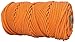 TOUGH-GRID 700lb Double-Reflective Paracord / Parachute Cord - 2 Vibrant Retro-Reflective Strands for The Ultimate High-Visibility Cord - 100% Nylon - Made in USA. - 100Ft. Neon Orange Reflective