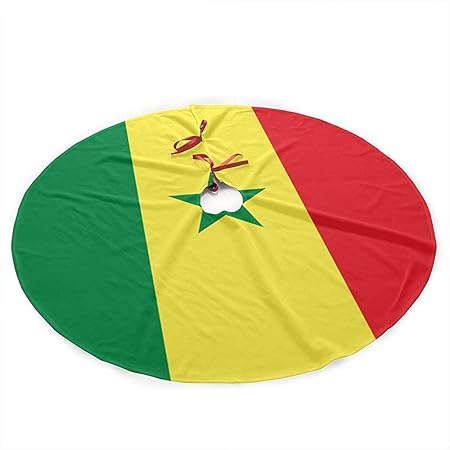 Winter South Bandiera Del Senegal Gonna Per Albero Di Natale Decorazione Per Stuoia Decorazioni Natalizie Da Pavimento Christmasparties Amazon It Casa E Cucina