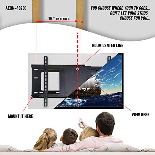Aeon Stands and Mounts 40200 full motion TV wall mount with 28
