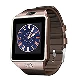 EasyDy Bluetooth Android Watch Phone with Camera E040 (Gold)