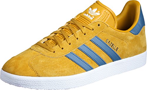 adidas gazelle yellow blue