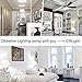 CRLight ETL Listed 4W 4000K Dimmable LED Edison Bulb, Daylight White 500LM 50W Equivalent E26 ST64 Vintage Edison Clear Glass LED Bulbs, Pack of 6
