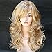 Wonderful Long Wavy Light Honey Blonde Skin Top Curly Wig Hair
