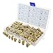 Iztoss 135pcs(M6,M8,M10) Brass Zerk Grease Nipple Fittings Assortment Kit