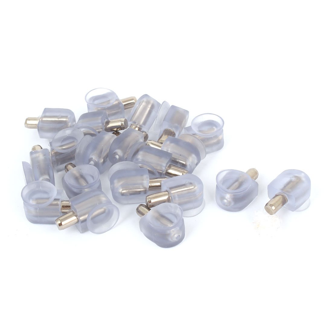 Sourcingmap Furniture Glass Rubber Suction Cup Base Shelf Support Pin 5mm Dia 20pcs