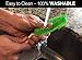 The Original & Authentic Dog Hair Remover - Green - Pet Fur and Lint Remover for Furniture, Car Interiors, Rugs, Carpets