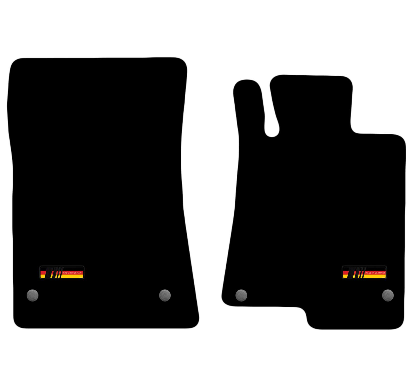 Carsio Carpet Car Mats For Mercedes SLK 2011 to 2016 with Made in Germany logo Tailored Fit Floor Mat Complete Accessory Custom Fitted - All Weather, Anti-Slip Backing & Black Trim